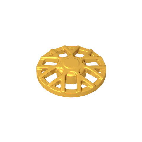 Gobricks,Wheel Cover 10 Spoke T Shape - for Wheel 18976,18979a