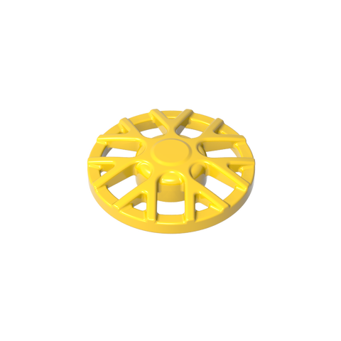 Gobricks,Wheel Cover 10 Spoke T Shape - for Wheel 18976,18979a