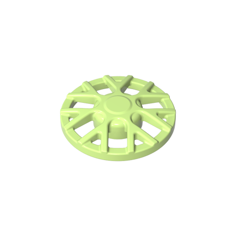 Gobricks,Wheel Cover 10 Spoke T Shape - for Wheel 18976,18979a