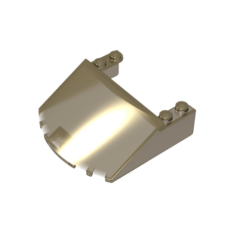 Gobricks,Windscreen 6 x 6 x 1 2/3,65632