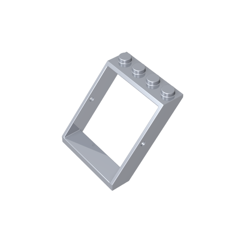 Gobricks,Window 4 x 4 x 3 Roof,4447