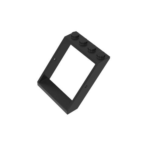 Gobricks,Window 4 x 4 x 3 Roof,4447