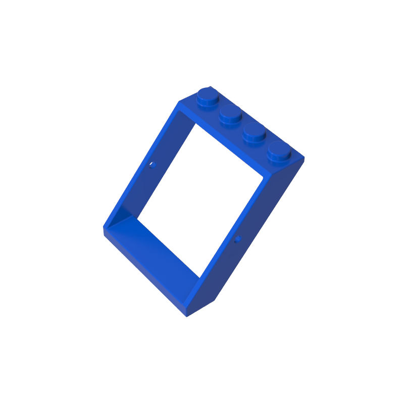Gobricks,Window 4 x 4 x 3 Roof,4447