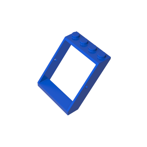 Gobricks,Window 4 x 4 x 3 Roof,4447