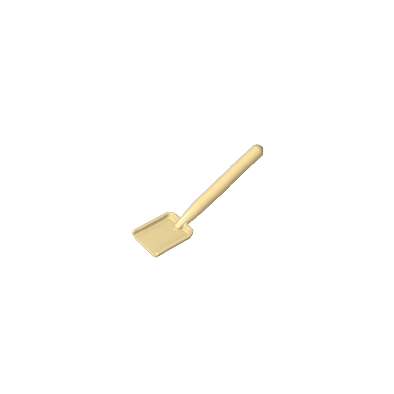 Gobricks,Equipment Shovel [Round Stem End],3837