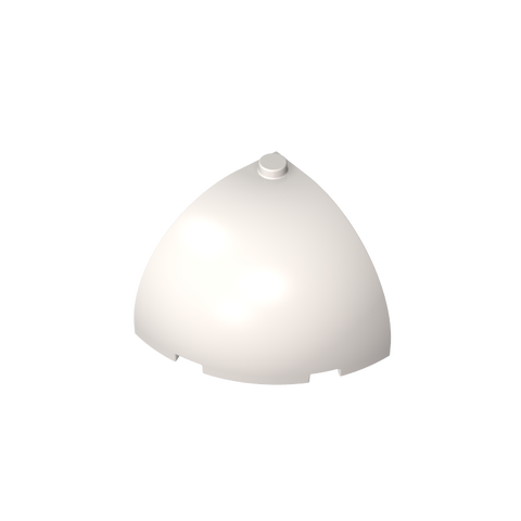Gobricks,Brick Round Corner 4 x 4 x 3 Dome Top,49612