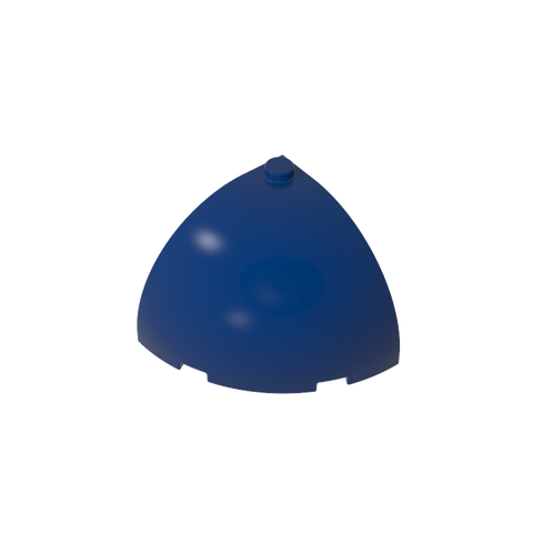 Gobricks,Brick Round Corner 4 x 4 x 3 Dome Top,49612