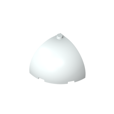 Gobricks,Brick Round Corner 4 x 4 x 3 Dome Top,49612