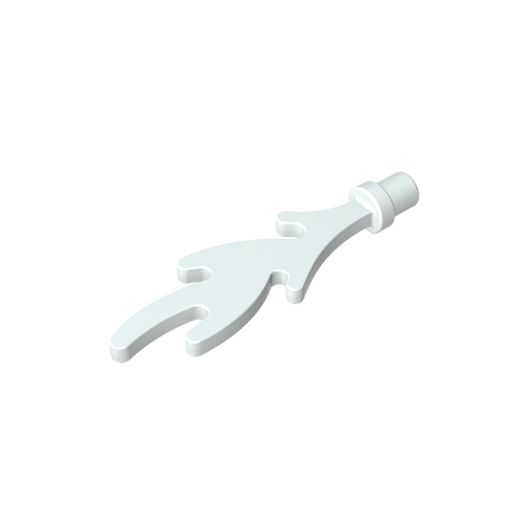 Gobricks,Wave/ Flame Rounded with Base Rim,6126b