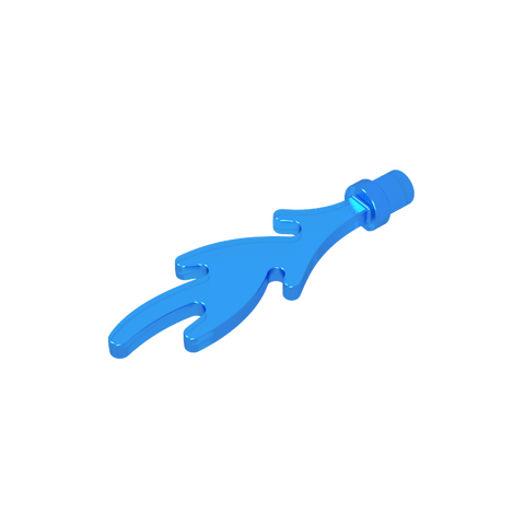 Gobricks,Wave/ Flame Rounded with Base Rim,6126b
