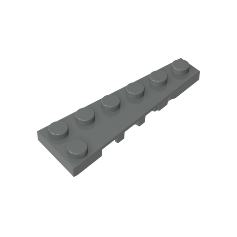 Gobricks,Wedge Plate 6 x 2 Right,78444