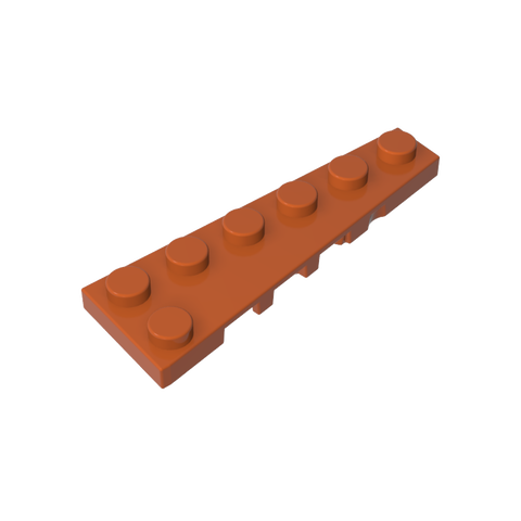 Gobricks,Wedge Plate 6 x 2 Right,78444