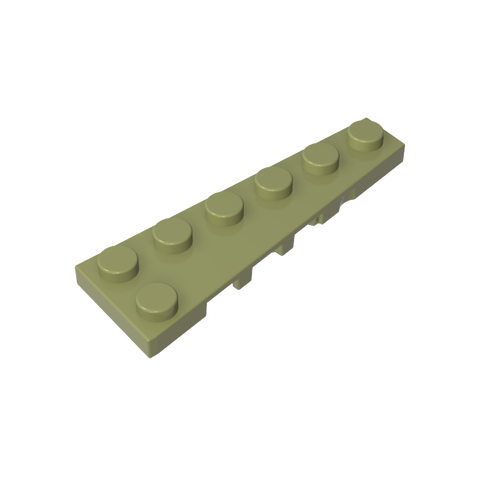 Gobricks,Wedge Plate 6 x 2 Right,78444