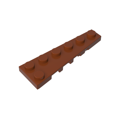 Gobricks,Wedge Plate 6 x 2 Right,78444