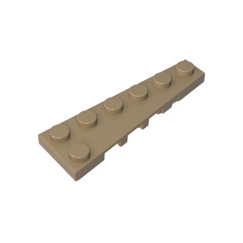 Gobricks,Wedge Plate 6 x 2 Right,78444