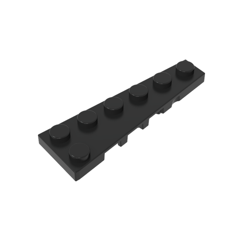 Gobricks,Wedge Plate 6 x 2 Right,78444