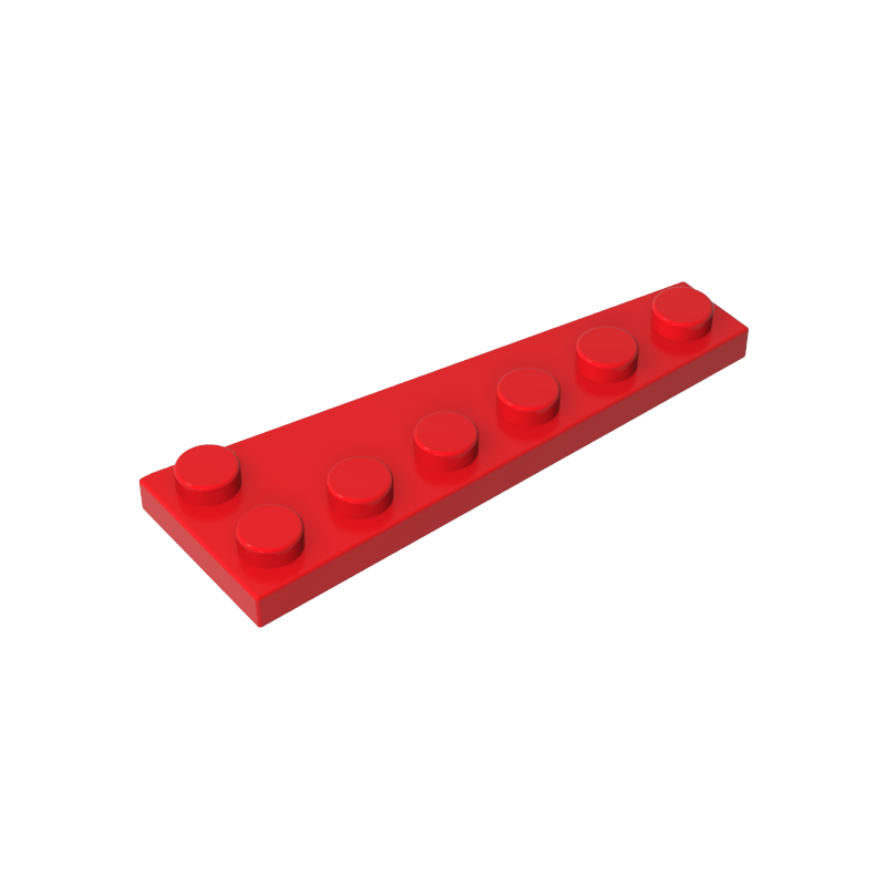 Gobricks,Wedge Plate 6 x 2 Left,78443