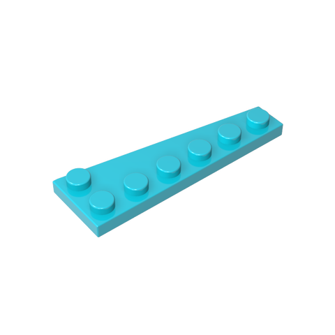 Gobricks,Wedge Plate 6 x 2 Left,78443