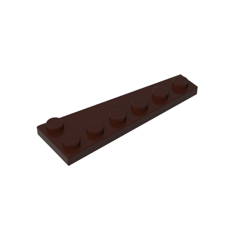Gobricks,Wedge Plate 6 x 2 Left,78443