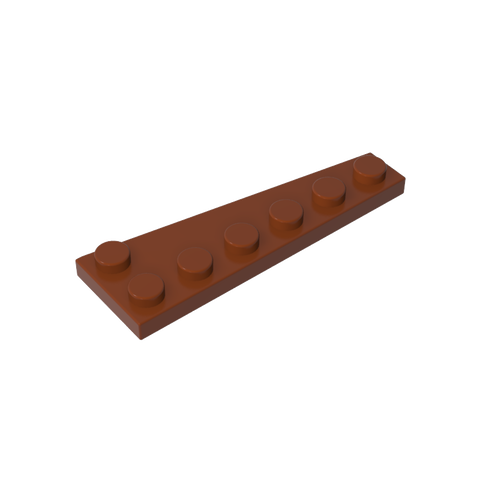 Gobricks,Wedge Plate 6 x 2 Left,78443