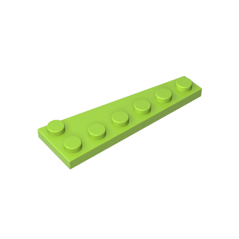 Gobricks,Wedge Plate 6 x 2 Left,78443