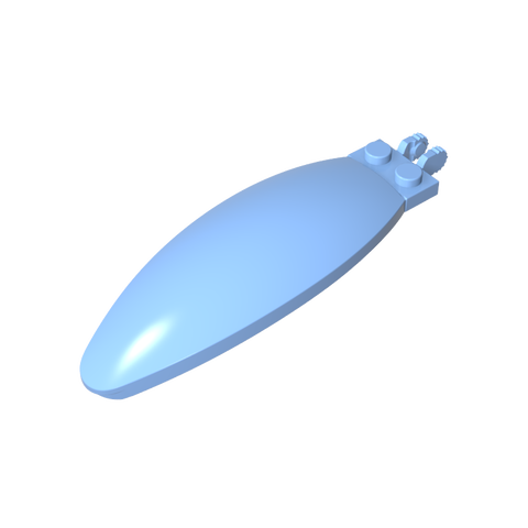 Gobricks,Windscreen 9 x 3 x 1 2/3 Bubble Canopy,47844
