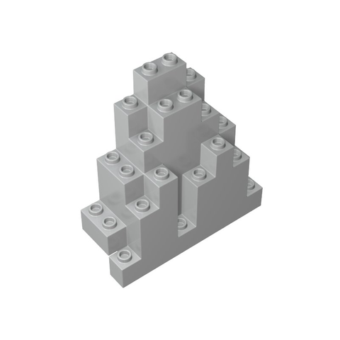 Gobricks,Rock Panel Triangular 3 x 8 x 7 (aka LURP),6083