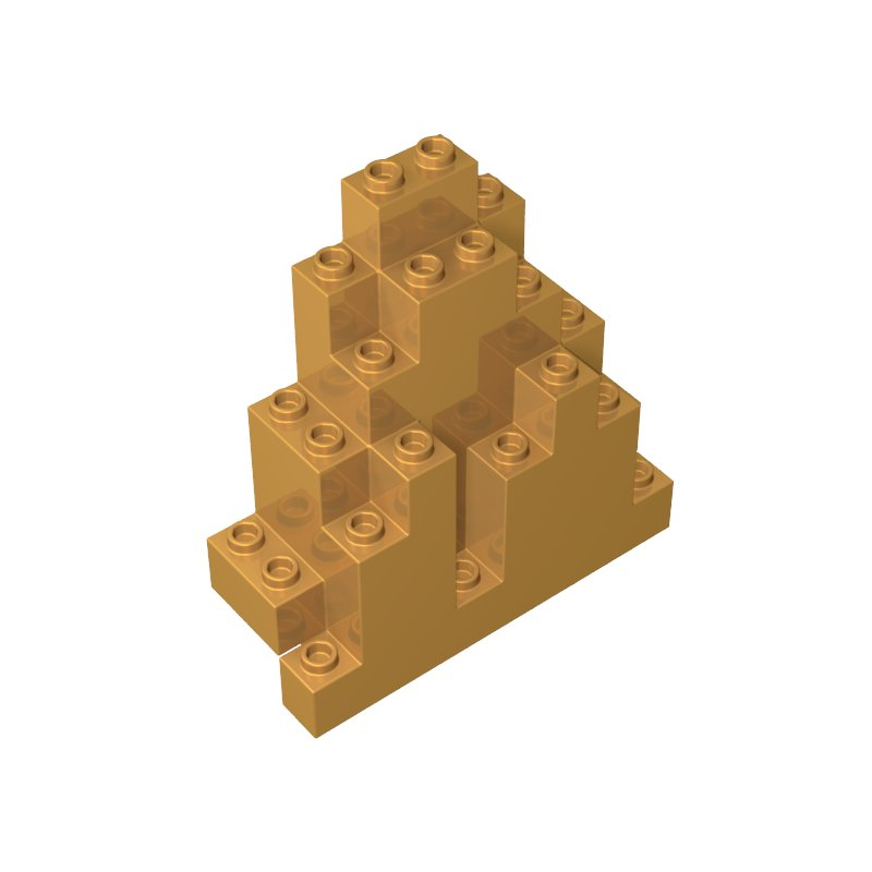 Gobricks,Rock Panel Triangular 3 x 8 x 7 (aka LURP),6083
