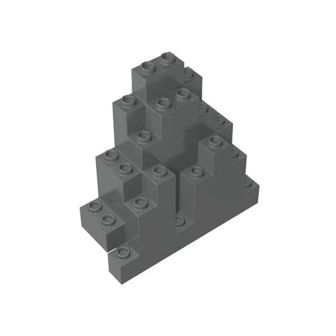 Gobricks,Rock Panel Triangular 3 x 8 x 7 (aka LURP),6083