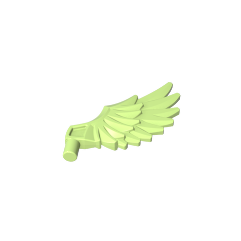 Gobricks,Animal/ Creature Body Part, Wing Feathered,11100