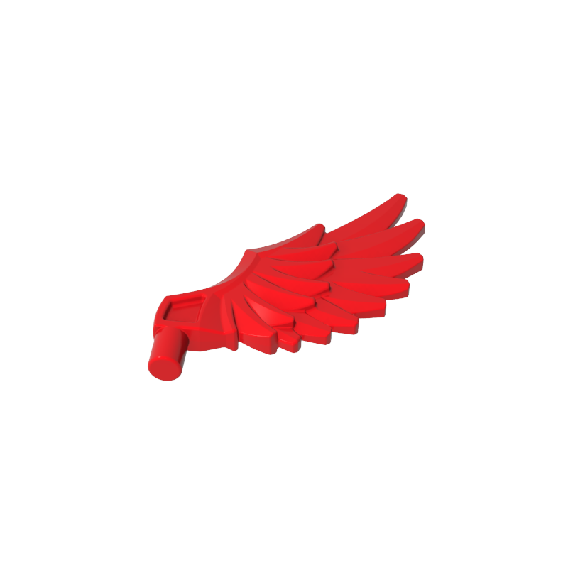 Gobricks,Animal/ Creature Body Part, Wing Feathered,11100