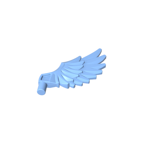 Gobricks,Animal/ Creature Body Part, Wing Feathered,11100