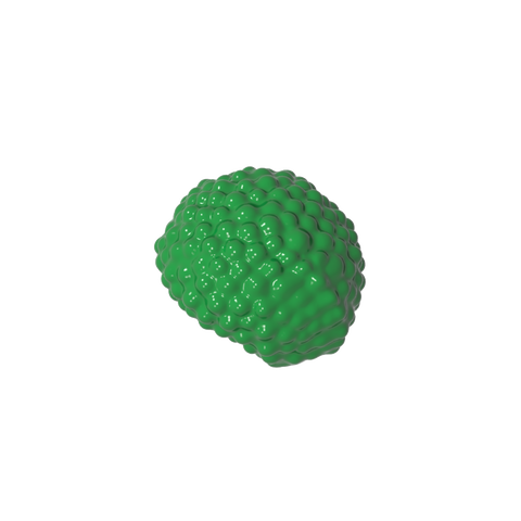 Gobricks,Minifig Hair Bubble Style (Afro),87995