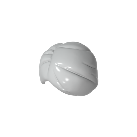 Gobricks,Minifig Hair Short Smooth and Right Parting [Plain],15500