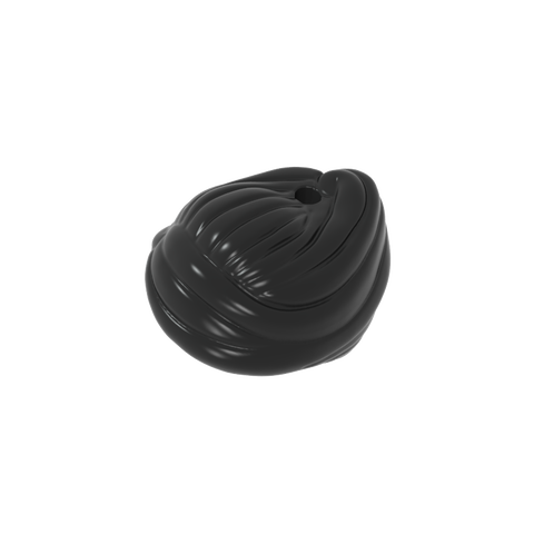 Gobricks,Minifig Hair Swept Back Into Bun,99240
