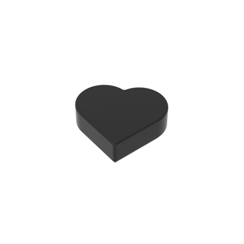 Gobricks,Tile 1 x 1 Heart,39739