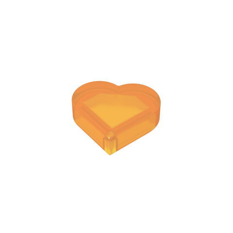 Gobricks,Tile 1 x 1 Heart,39739