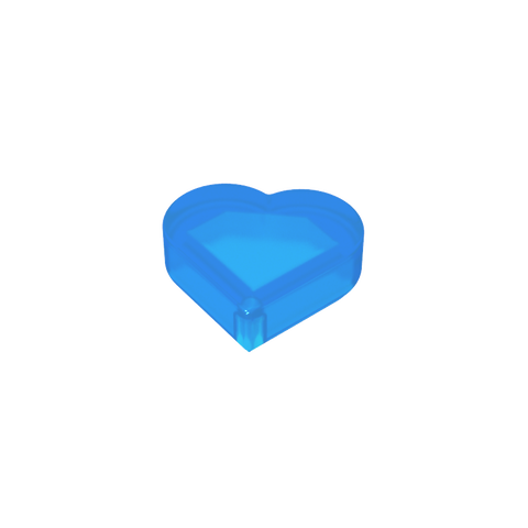 Gobricks,Tile 1 x 1 Heart,39739