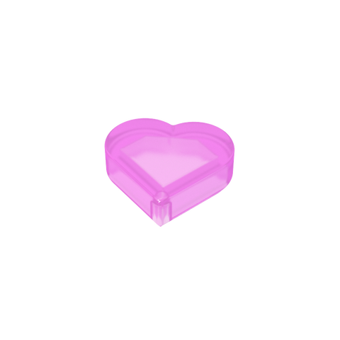 Gobricks,Tile 1 x 1 Heart,39739