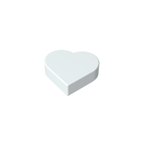 Gobricks,Tile 1 x 1 Heart,39739
