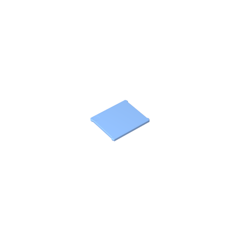 Gobricks,Glass For Frame 1 x 3 x 3,51266