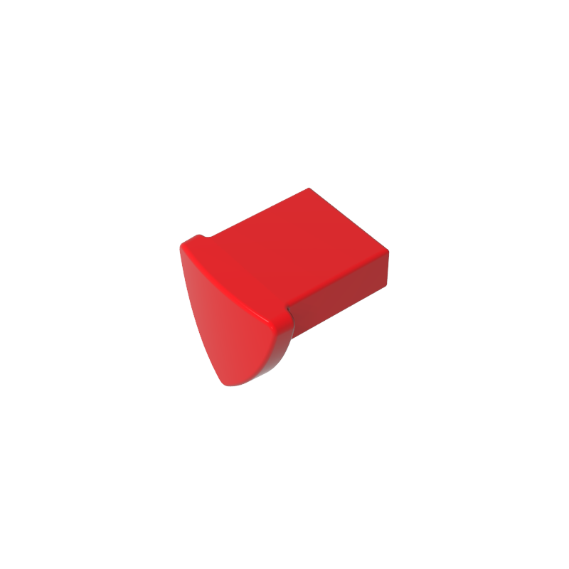 Gobricks,Animal Body Part, Dog Ear, Plate Special 1 x 1,35463