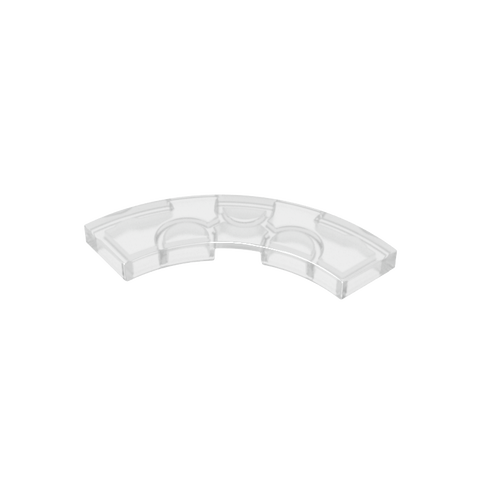 Gobricks,Tile 3 x 3 Curved, Macaroni,79393