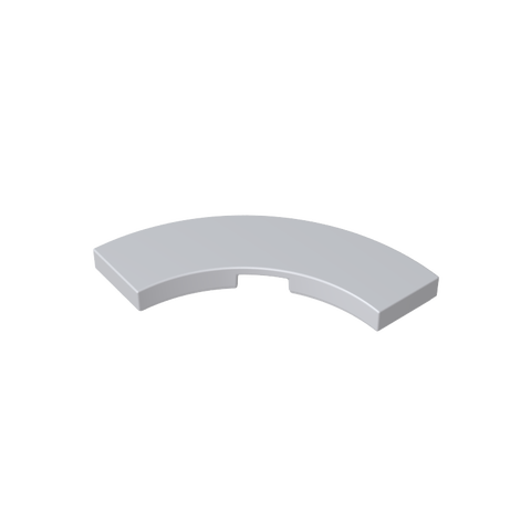 Gobricks,Tile 3 x 3 Curved, Macaroni,79393