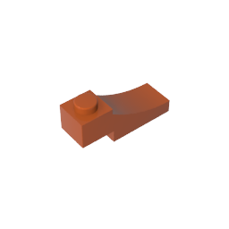 Brick Curved 3 x 1 with 2/3 Inverted Cutout ,70681