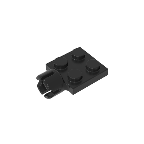 Gobricks,Plate Special 2 x 2 with Towball Socket, Short, 4 Slots,3730