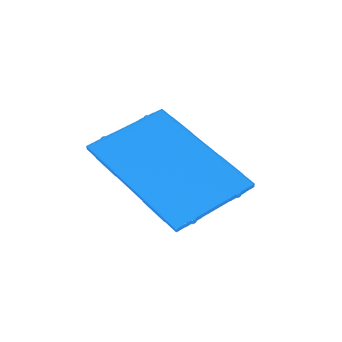 Gobricks,Glass for Window 1 x 4 x 5,2494