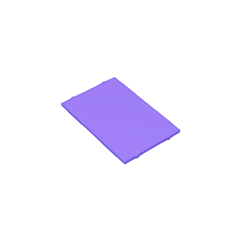 Gobricks,Glass for Window 1 x 4 x 5,2494