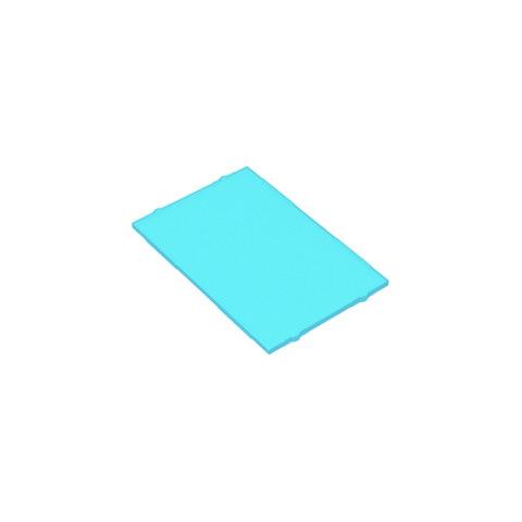 Gobricks,Glass for Window 1 x 4 x 5,2494