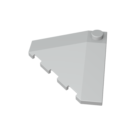 Gobricks,Wedge Sloped 18° 4 x 4 Corner,43708